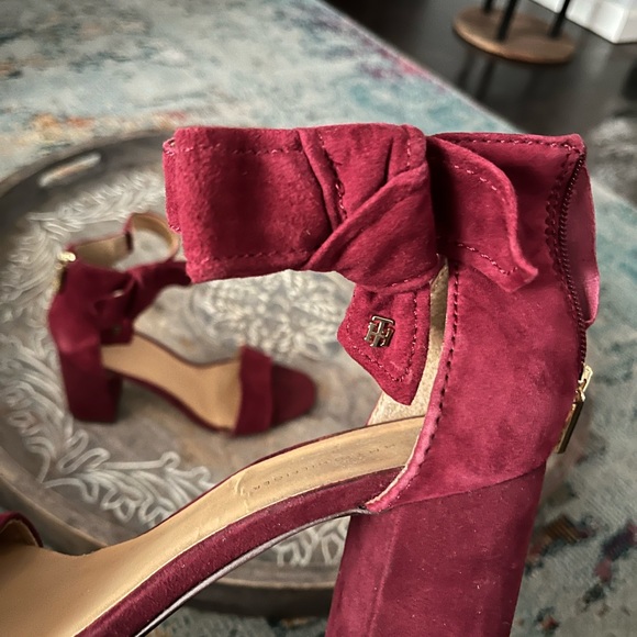 Tommy Hilfiger block sandal, burgundy - Picture 4 of 4
